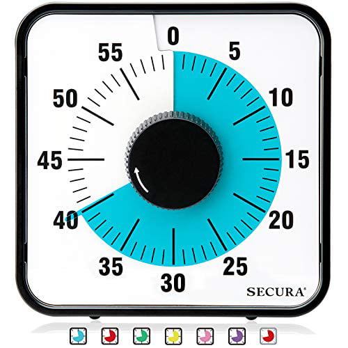 Visual Countdown Timer 60-Minute Magnetic with Alarm Timer for Kids Teachers